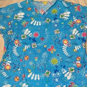WonderWink nurses scrub top2x